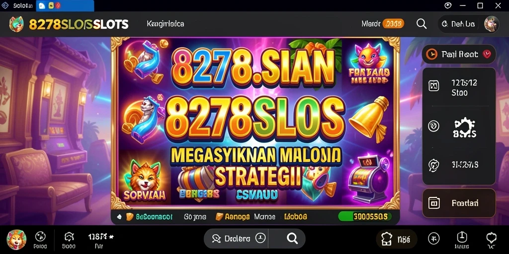 Gameplay seru di 8278SLOTS dengan mesin slot yang menarik.