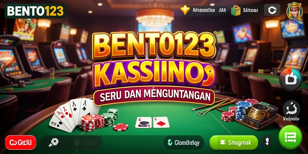 Screenshot utama BENTO123 menampilkan sesi permainan kasino yang seru dan interaktif.