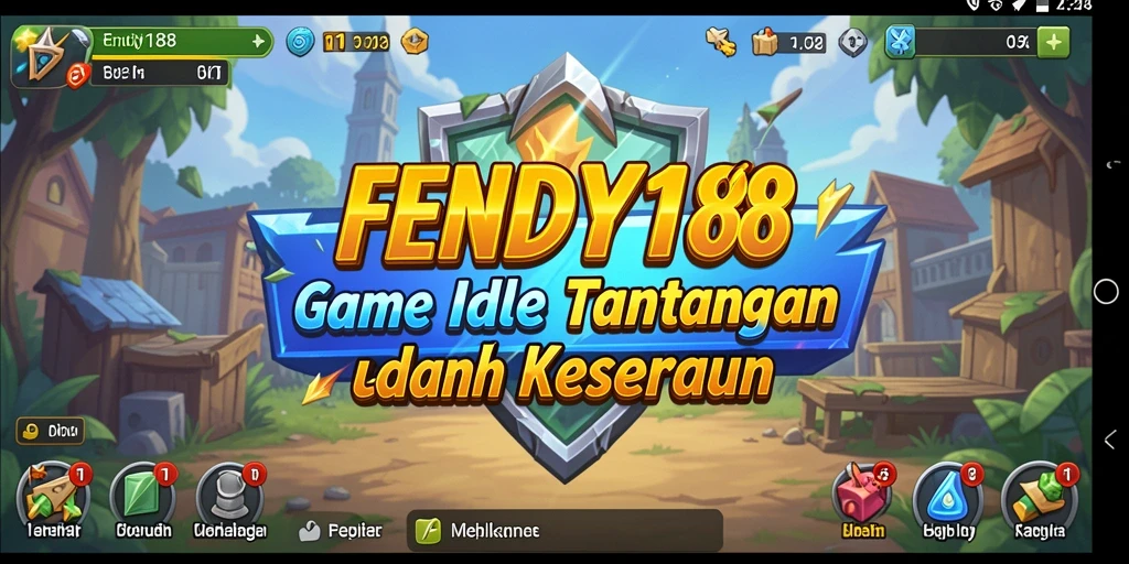 Screenshot utama FENDY188 menampilkan gameplay santai yang penuh warna.