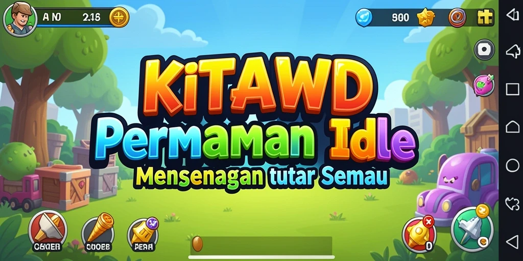 Tampilan menarik dari gameplay KITAWD yang menonjolkan elemen Idle.