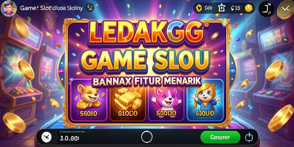 Tampilan gameplay Slot yang seru dan menarik dari LEDAKGG.