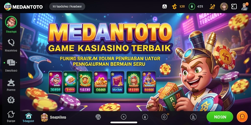 Gameplay seru dan interaktif di MEDANTOTO dengan banyak pilihan permainan Kasino.