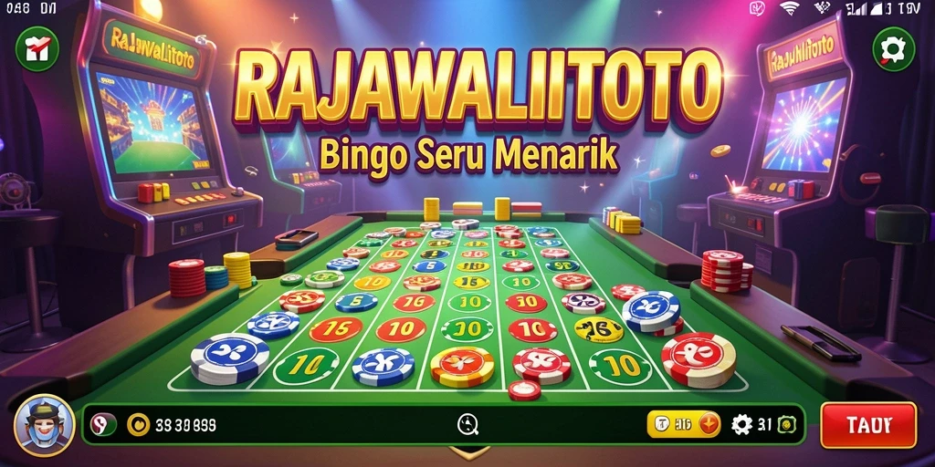 Screenshot gameplay RAJAWALITOTO yang menunjukkan momen menegangkan saat bermain Bingo.