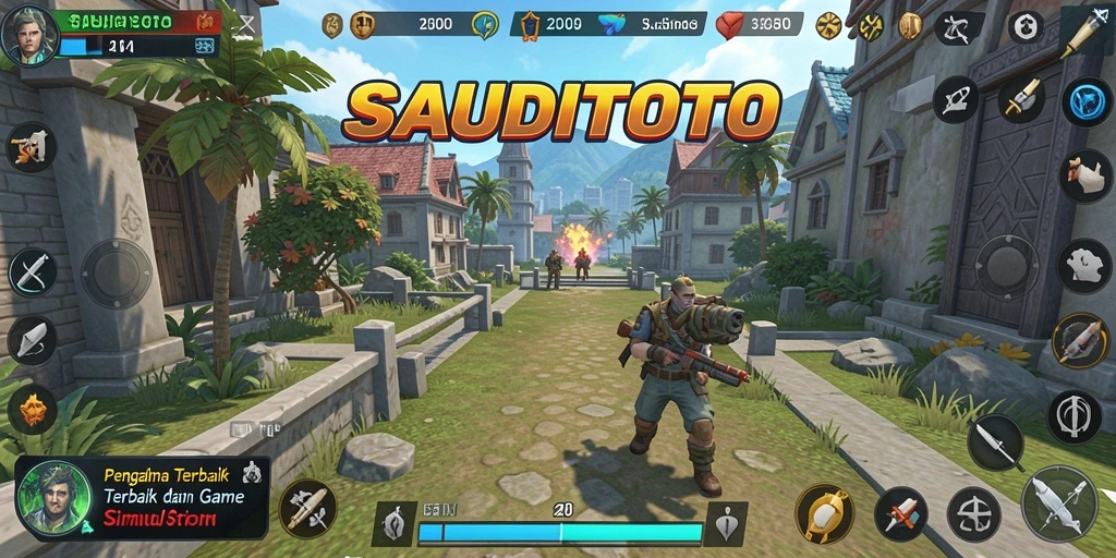 Tampilan gameplay SAUDITOTO yang menarik dan realistis.